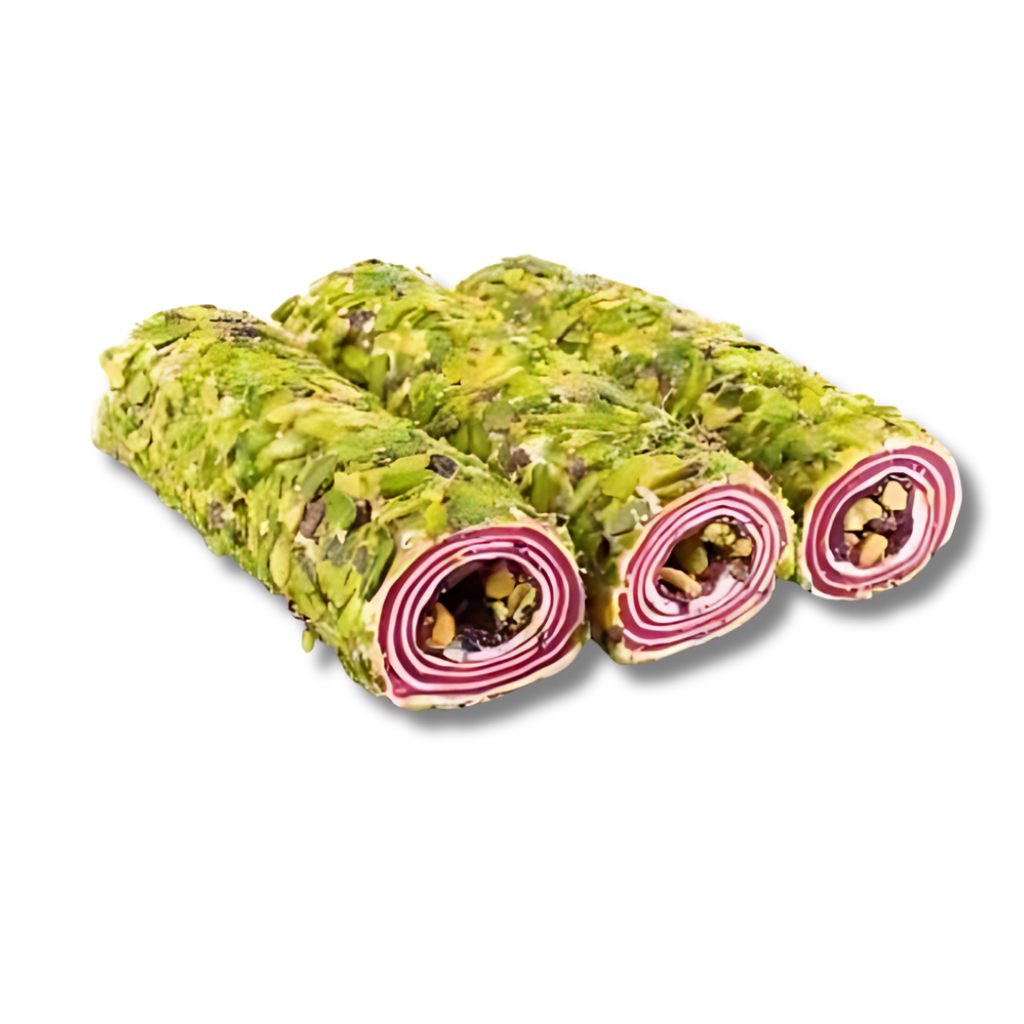 Pomegranate and Pistachio Roll 