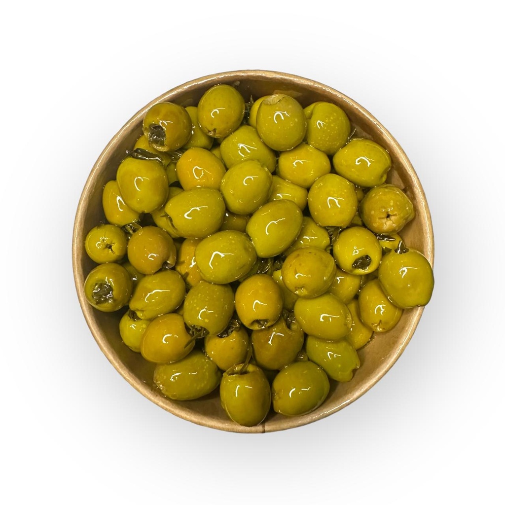 Syrian Green Olives Stuffed Thyme 7KG