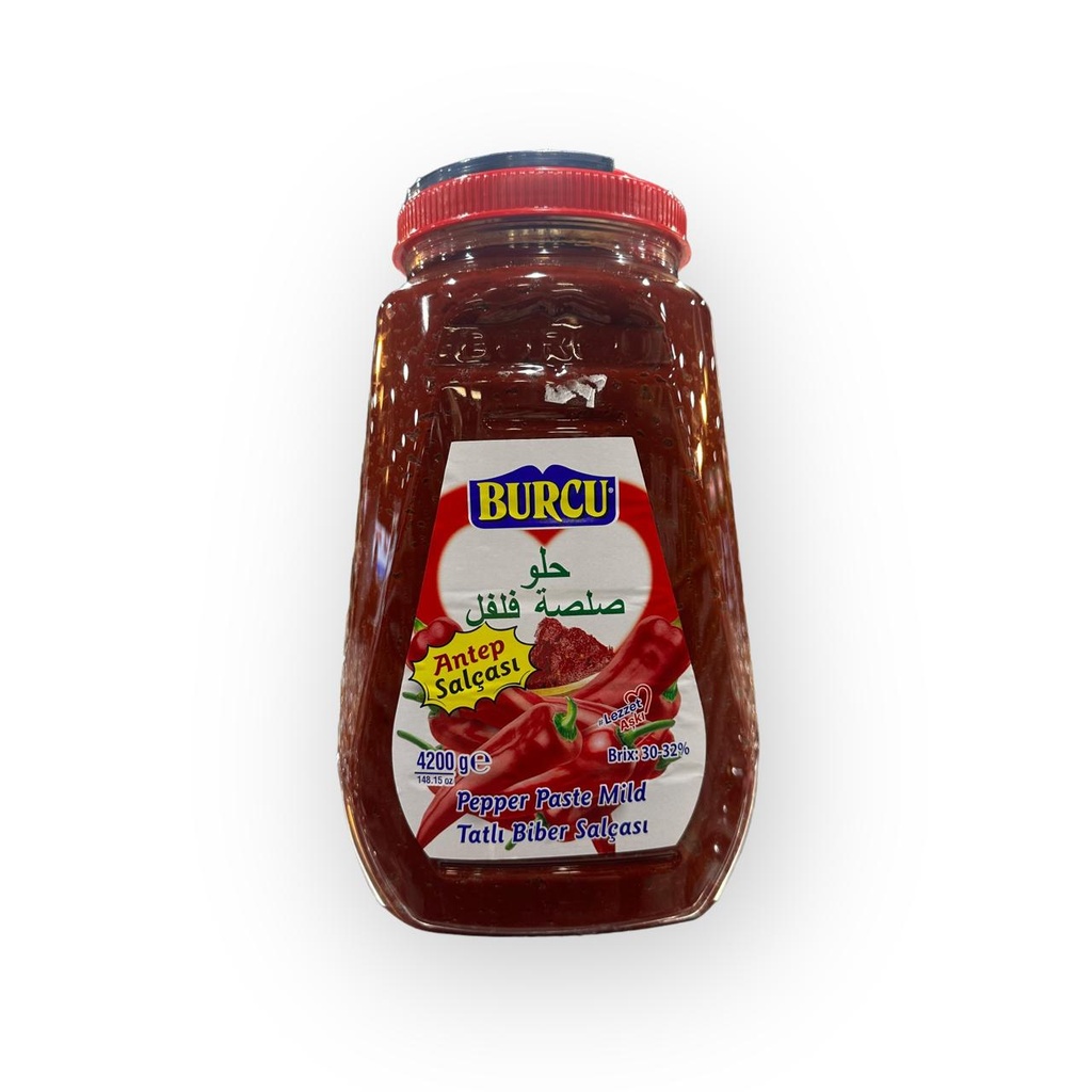 Burcu Sweet Pepper Paste 4.2kg 4pcs