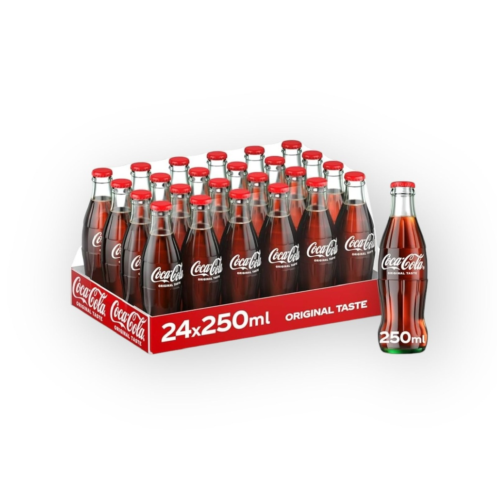 Coca Cola Glass Bottle 250ml 24pcs 