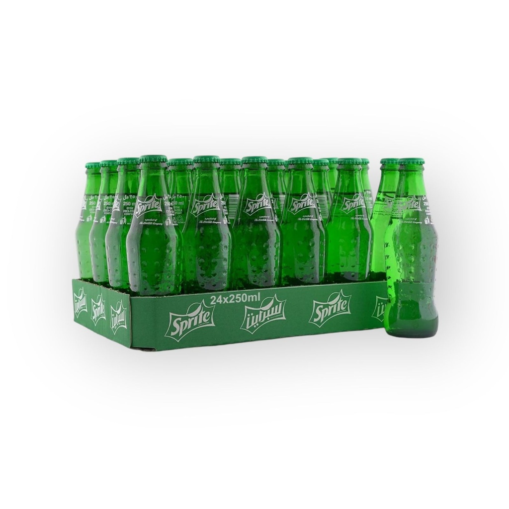 Sprite Glass Bottle 250ml 24pcs