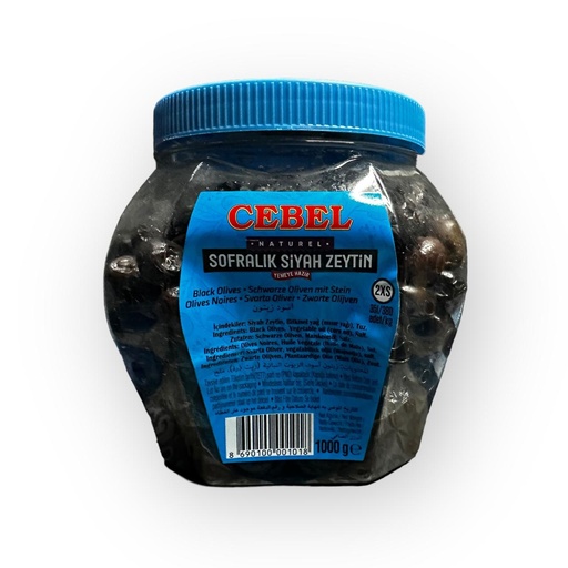 CEBEL BLACK OLIVES 1KG