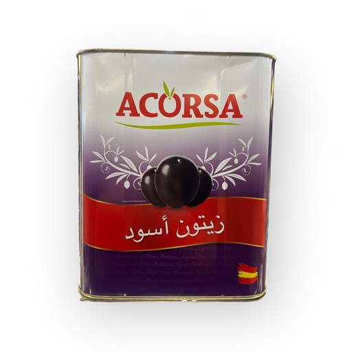 Acorsa Spain Black Olives 5KG